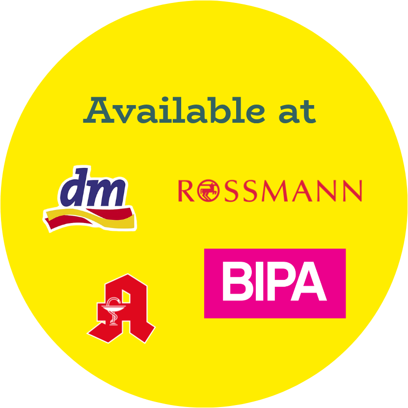 heymela avaliable at dm, rossmann, biba and pharmacies